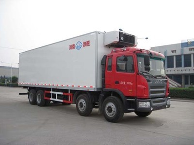 湖南省江淮格爾發(fā)前四后八重型冷藏車(chē)廠家直銷(xiāo)配置解析